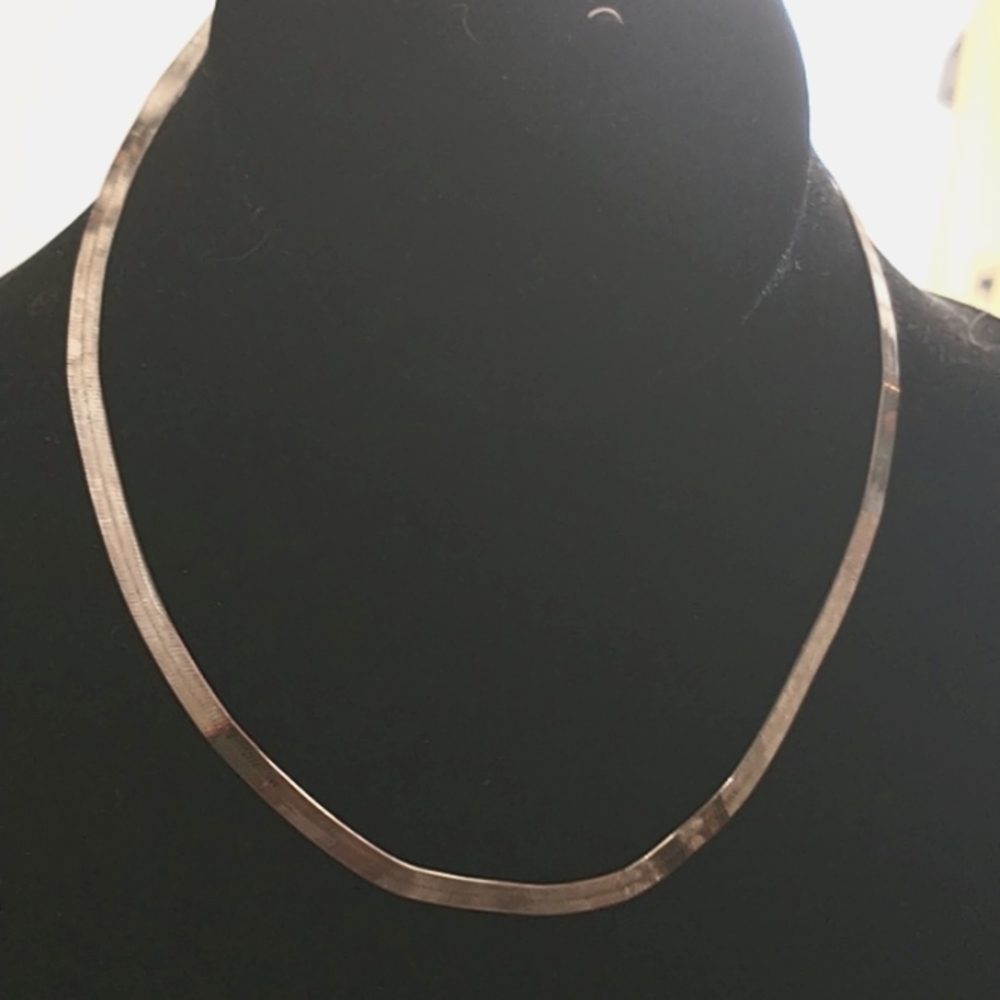 Vintage 16 in 925 silver necklace made in Italy